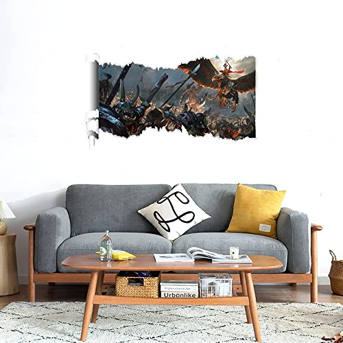 GADGETS WRAP Printed Wall Decal Sticker Scratched Paper Style Wall Decal (90cm x 50cm) - Warhammer