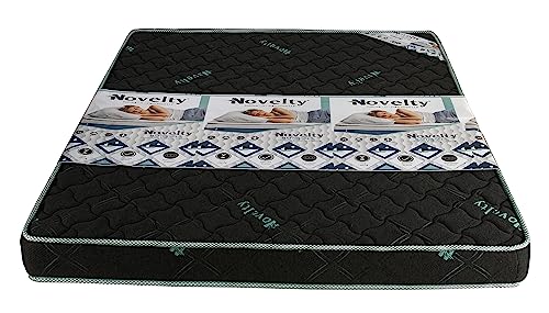 Novelty Mattress And Sofa_Vivo 5 inch King Size Premium High Resilience PU Foam Mattress (72x70x5, Double Bed, Medium Firm Mattress)