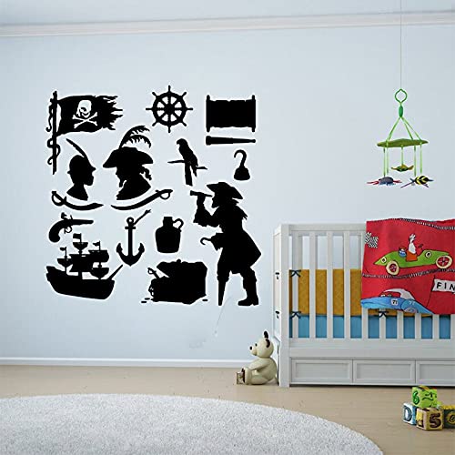 GADGETS WRAP Vinyl Decal Sticker Lovely Pirate Puzzle (Item Finish Size : 56cm x 56cm)