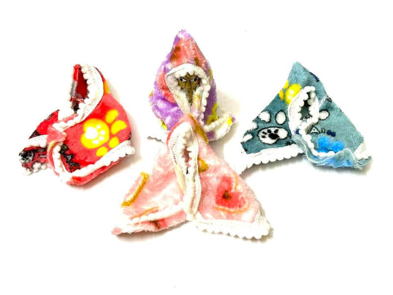 M.A Crystal® Laddu Gopal Blankets/Kambal/All God Idol Pack of 4 / Multicolours/No Colour Choice (Size 5no RK_1589