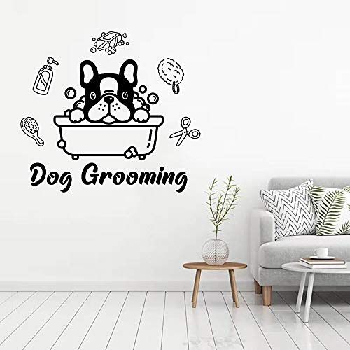 GADGETS WRAP Wall Decal Vinyl Sticker Wall Decoration - Dog Grooming Quote Wall Decal Sticker