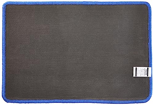 Amazon Brand - Solimo Premium Super Soft Fleece Rectangular Doormat for Home|Room|Office - Blue (38 X 58 Cm)