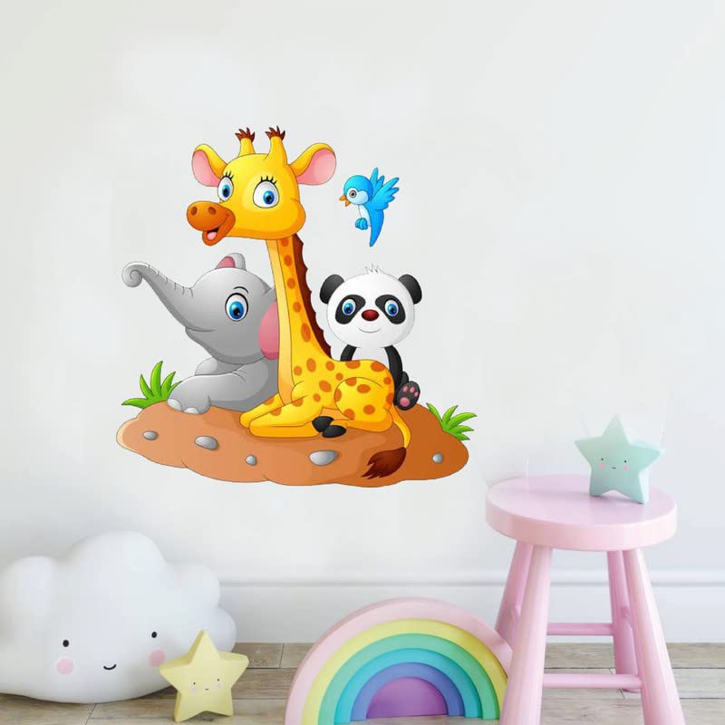 Decoreative Eliphant Panda ziraf Wall Sticker