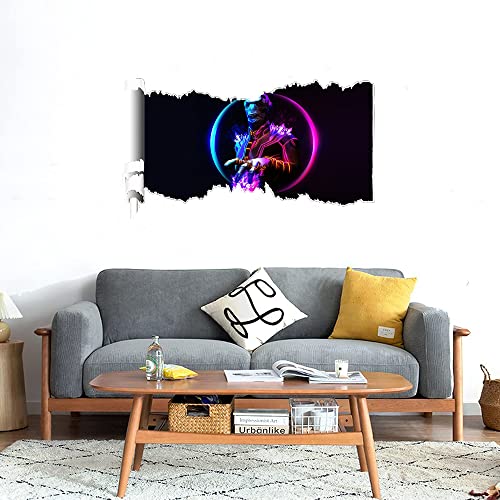 GADGETS WRAP Printed Wall Decal Sticker Scratched Paper Style Wall Decal (90cm x 50cm) - Thanos Team