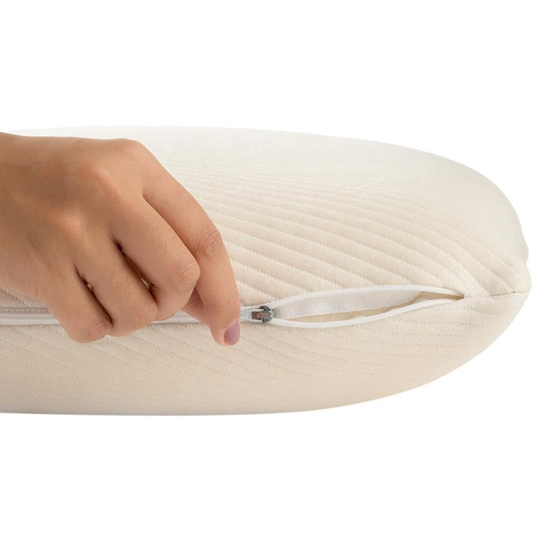 Wakefit Latex Fluffy and Medium Firm Sleeping Pillow | (Off White, King, Set of 1, Latex Foam) 1 Year Warranty