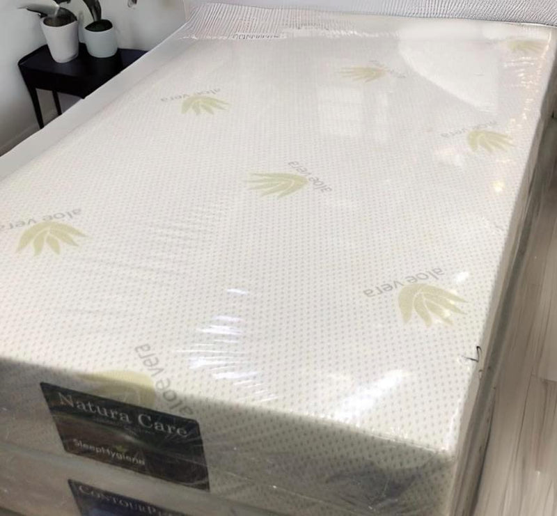 SleepHygiene Natura Care Mattresses Combination of Latex Foam & Thailand Latex Foam Thickness Size 6" (LxBxTh: 72"x78"x6")