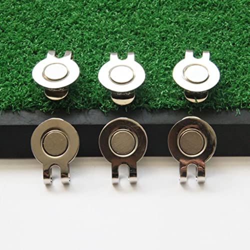 Calandis 6 Pack Magnetic Hat Clips for Metal Golf Ball Marker Training Aid Magnet