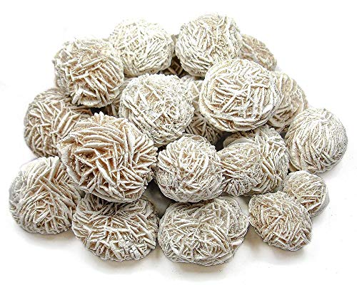 CircuitOffice 1 Lb Selenite Desert Rose (1"-2") for Wicca, Reiki, Healing, Metaphysical, Chakra, Positive Energy, Lucky Feng Shui, Meditation, Protection, Powers, Decoration Or Gift