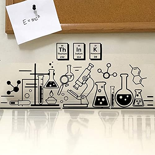 GADGETS WRAP Vinyl Decal Sticker Chemistry Science Think (Item Finish Size : 100cm x 43cm)