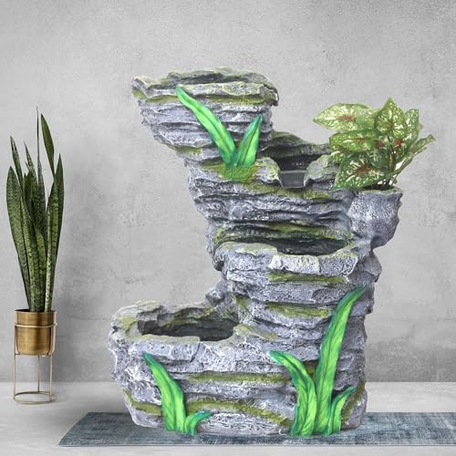 Art N Hub Modern Art Nature Home Decorative Water Fountain Best Home and Office Inauguration Gift Items | Built (39 x 27 x 51 CM | Multicolour)