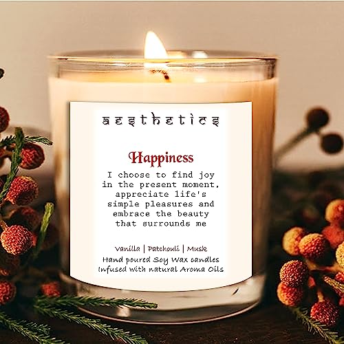 Affirmation Candles by Aesthetics - Happiness