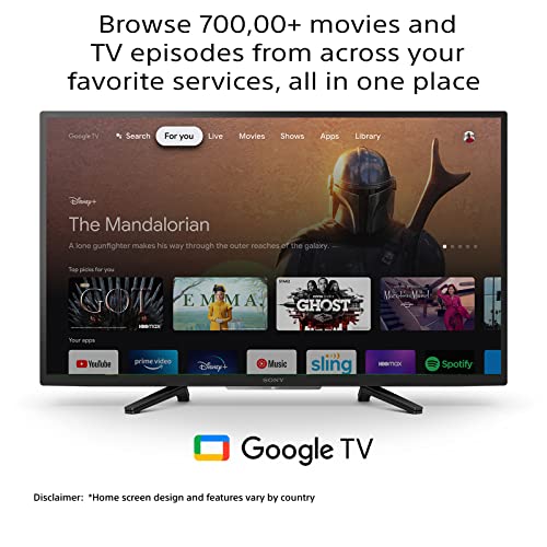 Sony Bravia 80 cm (32 inches) HD Ready Smart LED Google TV KD-32W820K (Black)