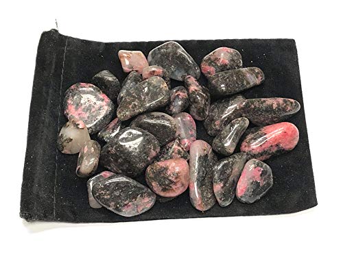 Zentron Crystal Collection: 1 Pound Tumbled Rhodonite