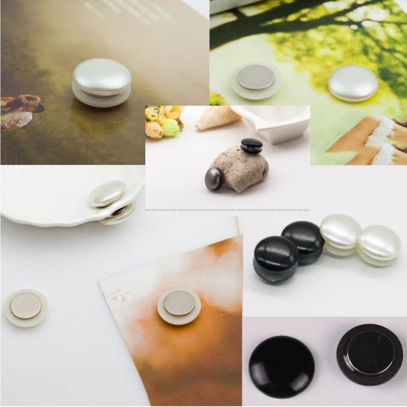 4 Pairs Hijab Magnets Magnetic Pins for Muslim Scarf Multi-Use Button Pins for Women Girls Stylish Button Magnet