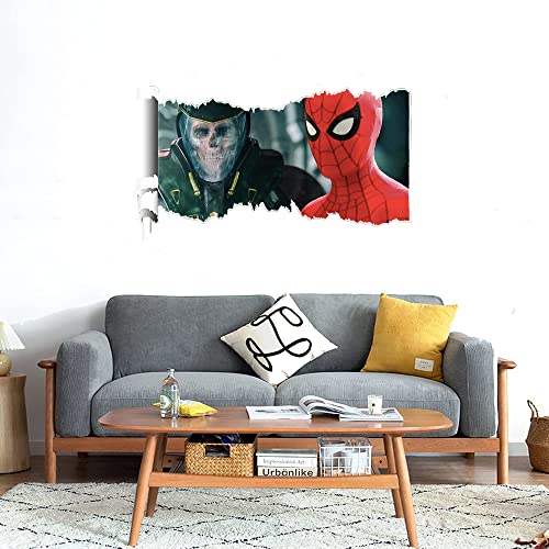 GADGETS WRAP Printed Wall Decal Sticker Scratched Paper Style Wall Decal (90cm x 50cm) - Spider Man Far from Home Hingga