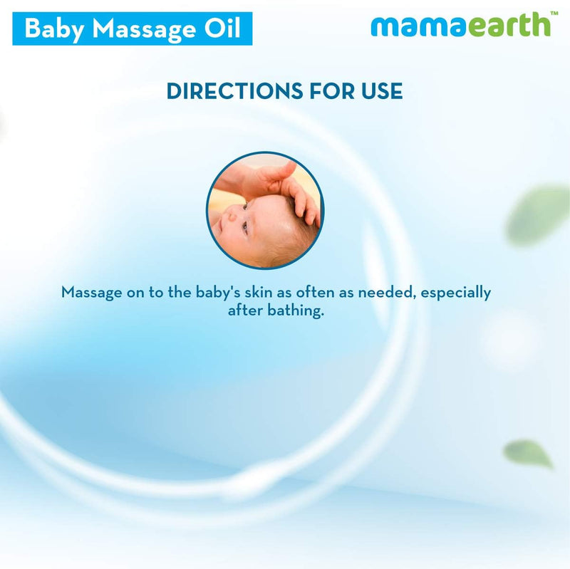 Mamaearth Soothing Baby Massage Oil, with Sesame, Almond & Jojoba Oil - 200ml