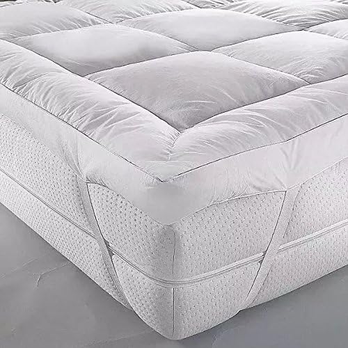 Orcheed Super Soft 500 GSM Polycotton Mattress Padding/Topper (White, 6ft x 6.5ft, King, 72x78 Inch)