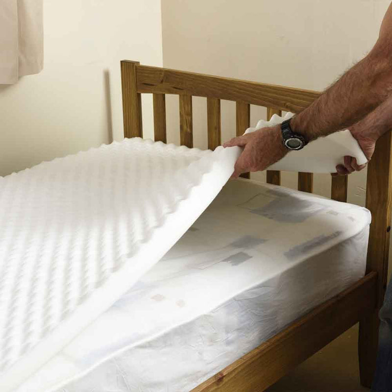 NRS Healthcare Foam Mattress Topper for Single Bed (Eligible for VAT Relief in The UK)