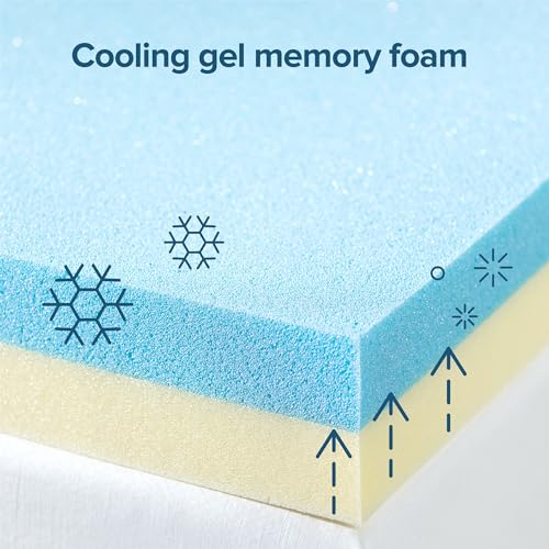 4 Inch , Twin : Zinus Sleep Master Gel Memory Foam 4 Inch Topper, Twin