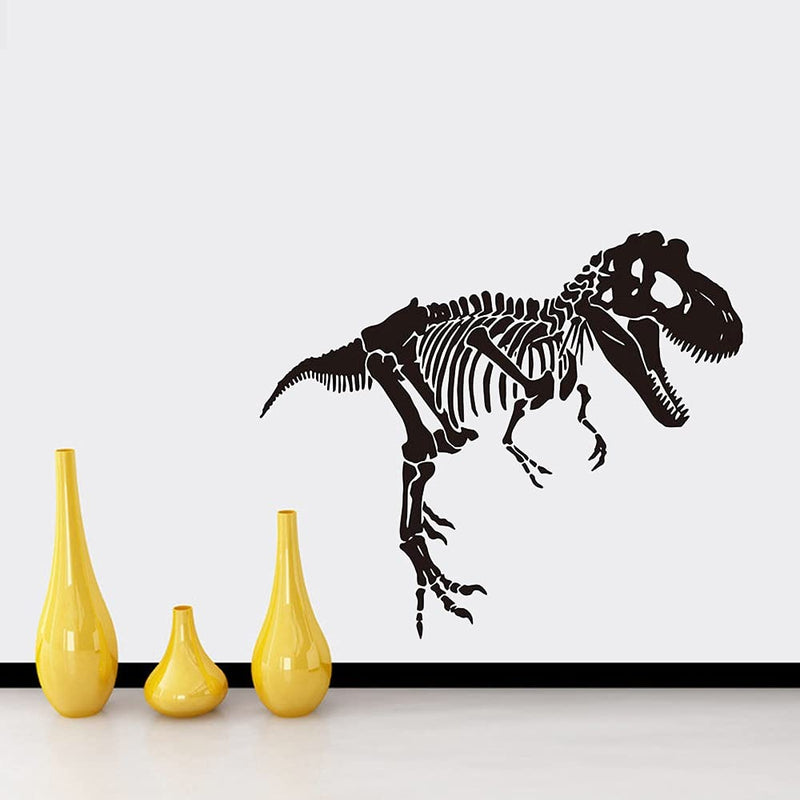 GADGETS WRAP Vinyl Decal Sticker Large Skeleton T-Rex Dinosaur (Item Finish Size : 67cm x 57cm)