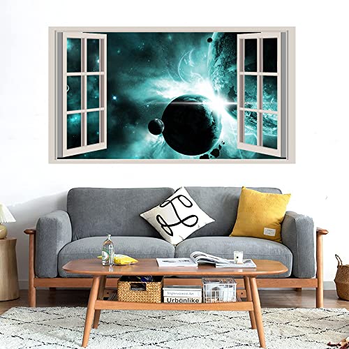 GADGETS WRAP Printed Wall Decal Sticker Fake Window Style Decal (90cm x 50cm) - The gape