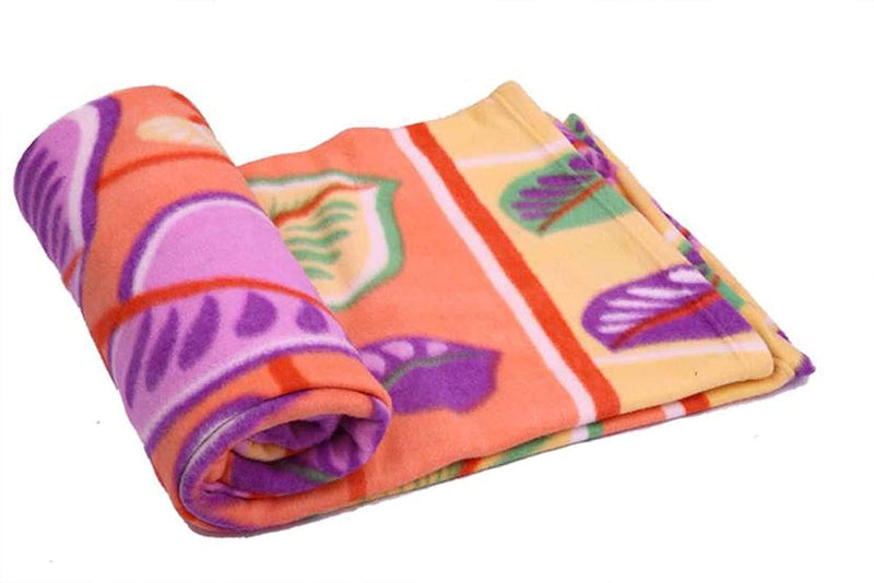 Bava Blanket Collection Soft Warm Fleece Material for Single Bed Assorted Multicolour