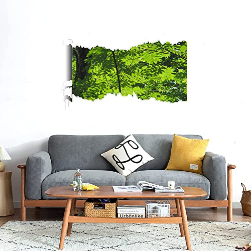 GADGETS WRAP Printed Wall Decal Sticker Scratched Paper Style Wall Decal (90cm x 50cm) - Tree