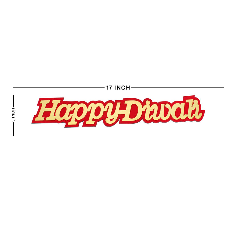 Confidence Happy Diwali Sticker For Home/Room And Main Door Diwali Festival Decoration Items (M3)