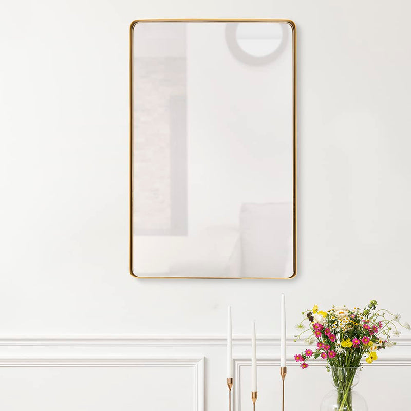 Wakefit Margolis Gold Wall Mirror