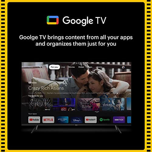 Kodak 139 Cm (55 Inches) Matrix Series 4K Ultra Hd Smart QLED Google Tv 55Mt5022, Black