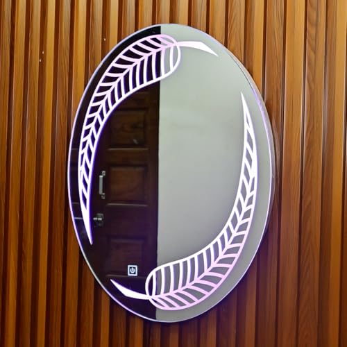 Decorative LED Mirror with Touch Sensor Lights, Wall Mounted, Full Length, for Home