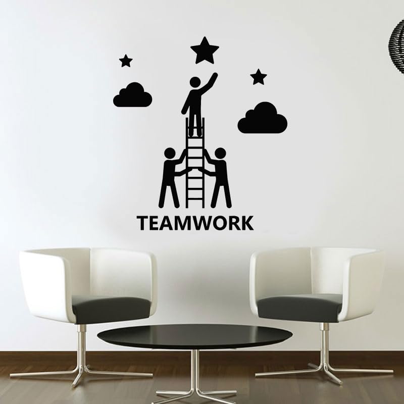 GADGETS WRAP Wall Decal Vinyl Sticker Teamwork Office for Office Home Wall Decoration