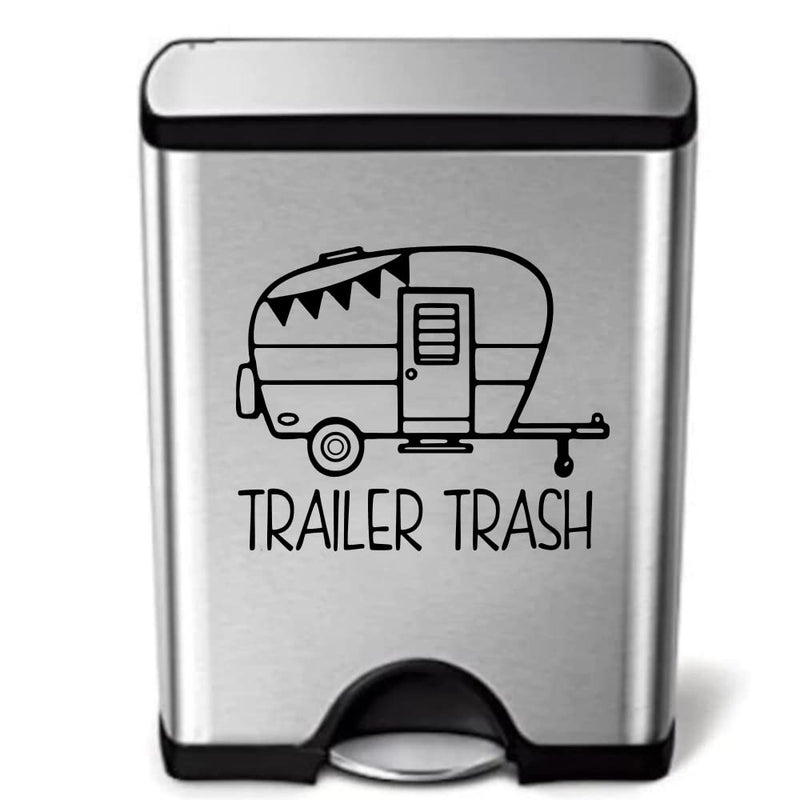 GADGETS WRAP Vinyl Decal Sticker Camper Rv Trailer Trash (Item Finish Size : 30cm x 25cm)