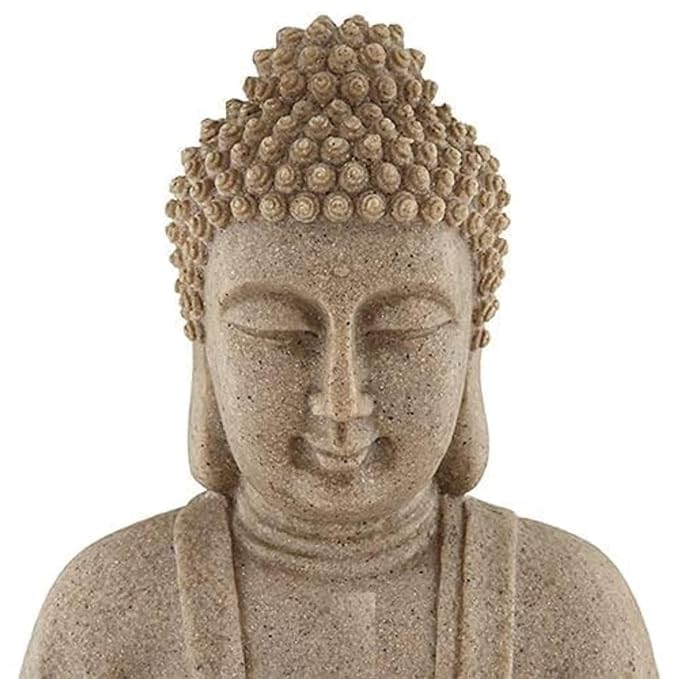 Buddha Water Fountain, Zen Decor Indoor Water Feature, Meditation Peaceful Statue