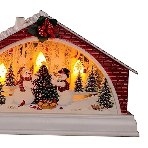 UJEAVETTE® Christmas Candle Tea Light Home Decoration for Xmas Snowman