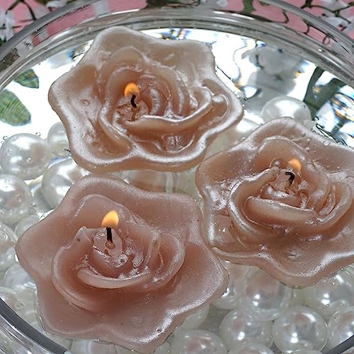 Weddings Parties and Gift 4 Wedding Roses Flowers Floating Candles Party Event Centerpieces Supplies vngift6923