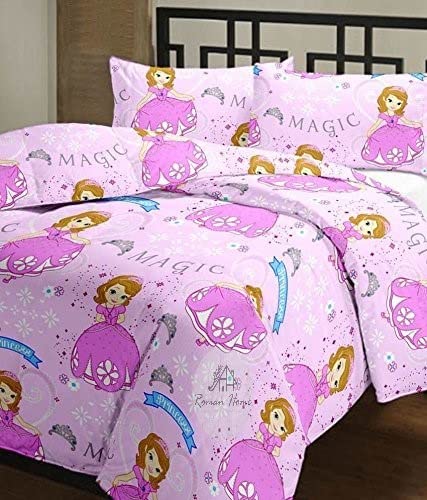 GodSun Harvest Microfiber Magic Print Single Bed Size (85x55 Inch) Bedsheet Reversible AC Blanket/AC Dohar Size