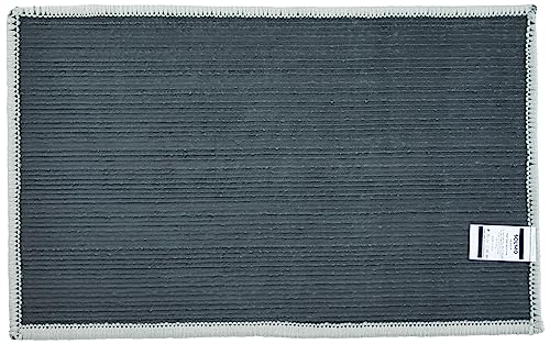 Amazon Brand - Solimo Tufted Valencia Doormat for Room | Office | Entrance - Set of 4 (38 x 58 cm)