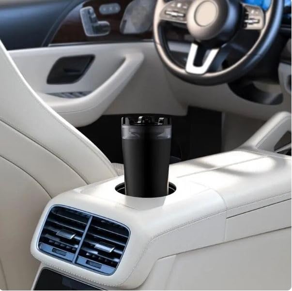 Cyrox Car Ashtray Cup Holder with Water Tank Large Capacity Windproof and Odorless Vehicle Cigarette Ashtray Smoking Ashtray (1Pcs)