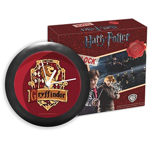 MCSID RAZZ Harry Potter Gryffindor Plastic Table/Desk Clock - Official Licensed by Warner Bros, USA (Multicolour)