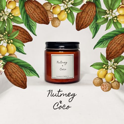 Better co Scented Soy Wax Amber Jar Candle Organic Luxury Aroma Burning Time Upto 20 Hours. Combo Pack of 3. Honeysuckle BlackBerry and Nutmeg + Coco