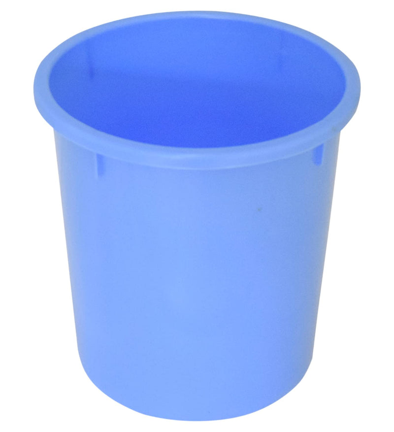 Kuber Industries Plastic Open Dustbin, Trash Bin, Garbage Bin, Waste Bin, 5Ltr. (Blue)-47KM01038