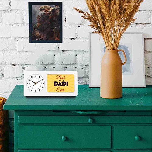 Designer Unicorn Desk/Shelf Clock with Attached Frame Best dadi Ever 9.5 * 4.5 inches