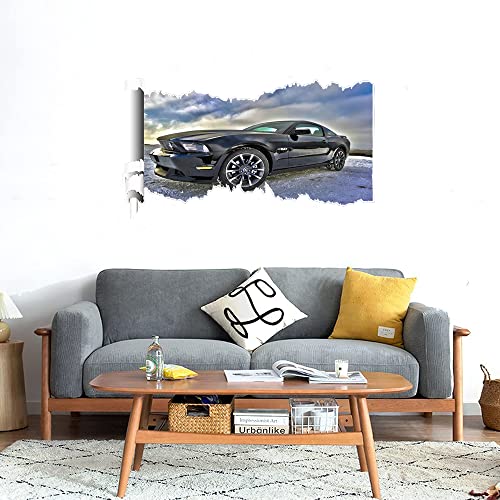 GADGETS WRAP Printed Wall Decal Sticker Scratched Paper Style Wall Decal (90cm x 50cm) - GT car