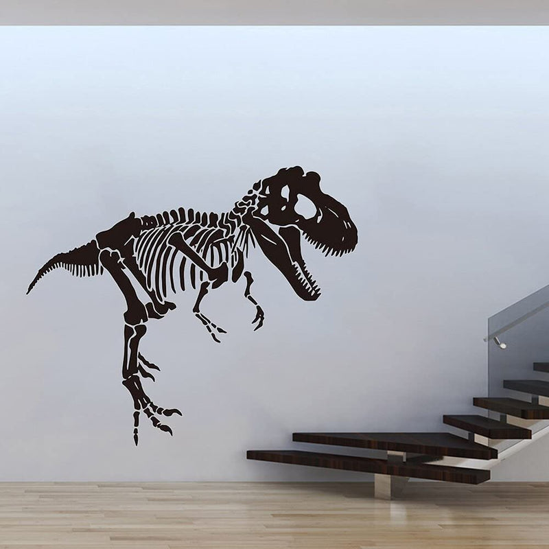 GADGETS WRAP Vinyl Decal Sticker Large Skeleton T-Rex Dinosaur (Item Finish Size : 67cm x 57cm)