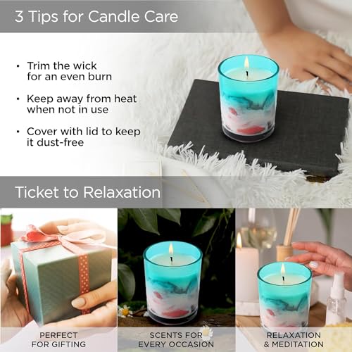 Urbane Home Scented Candles | Fragrance Candles | Candles for Wedding | Candles for Bedroom | Birthday Candles | Valentines Day Gifts Candles | DY-230706B | Green & Black