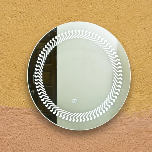 Spark Glass Round LED Sensor Mirror, Living Room, Bathroom, Bedroom, Dining Room