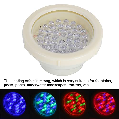 Set of 2 Excluzo LED Fountain Lamp, 220V Underwater Lamp Reliable for Fountain Landscape