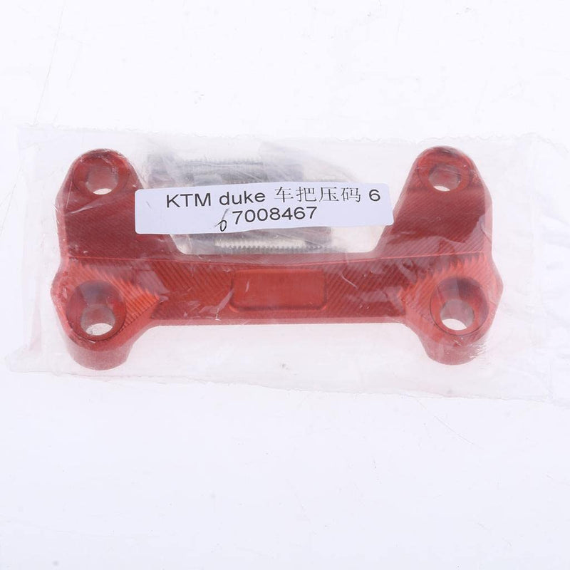UJEAVETTE Motorcycle Handlebar Riser Top Cover Clamp for KTM Duke 125/200/390cc 11-16