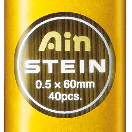 Pentel Ain Stein 0.5Mm Mechanical Pencil Lead | Lead of Grade 4B | Smooth & Not Scratchy | Easy to Insert Inside The Pencil | Pack of 40 Pcs (C275-4B), Black